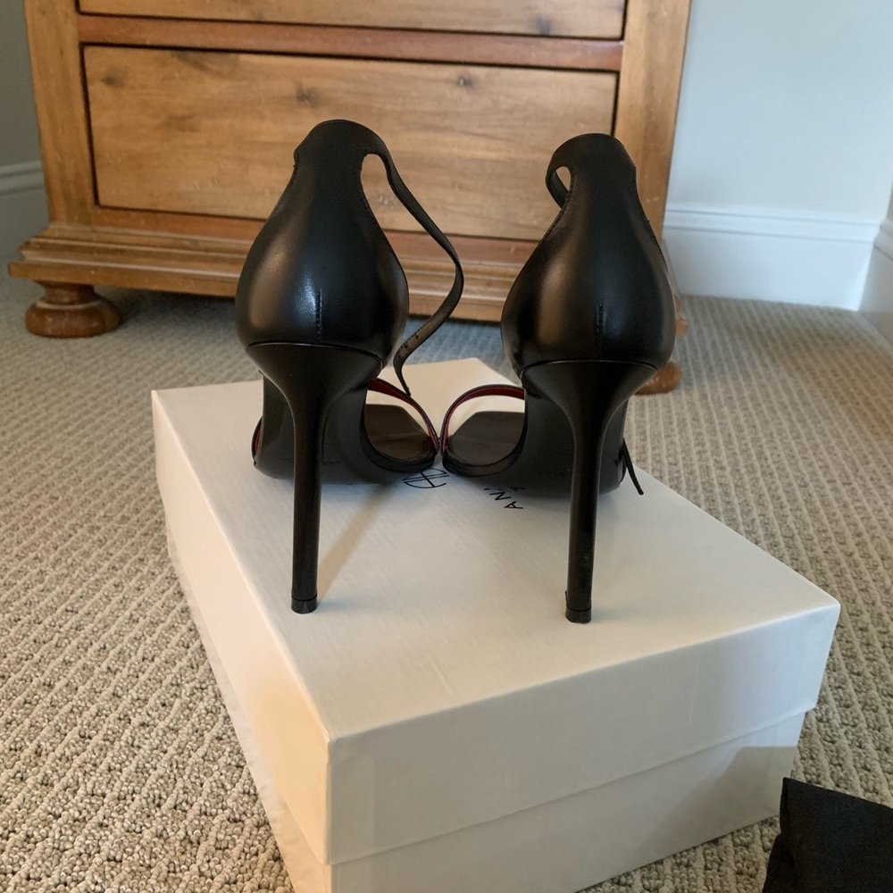 Saint Laurent Square Toe Kitten Heels - Picture 3 of 4